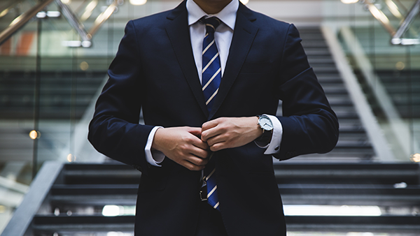 A man in a suit